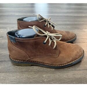 Flexi Mens Brown Leather Chukka‎ Boots Size 7.5